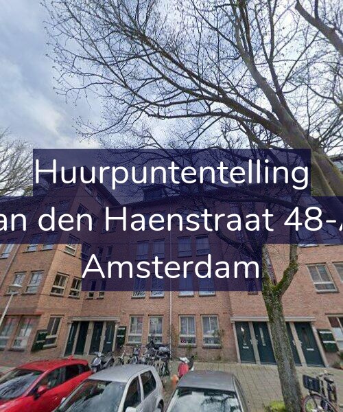 Foto gevel Huurpuntentelling voor Jan den Haenstraat 48-A, Amsterdam