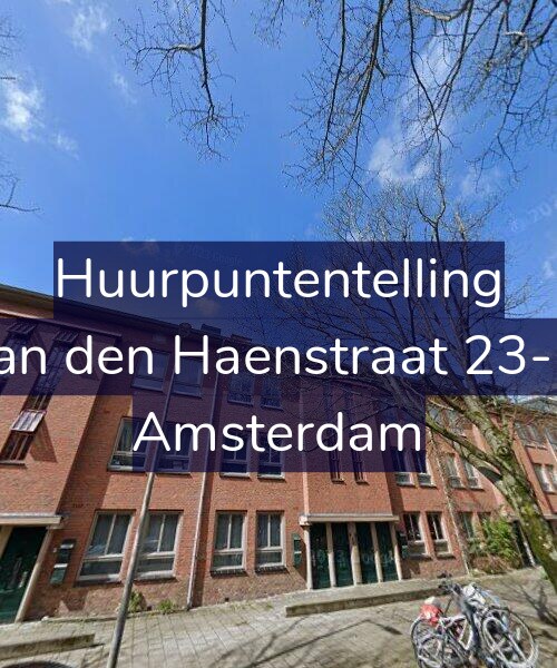 Foto gevel Huurpuntentelling voor Jan den Haenstraat 23-2, Amsterdam