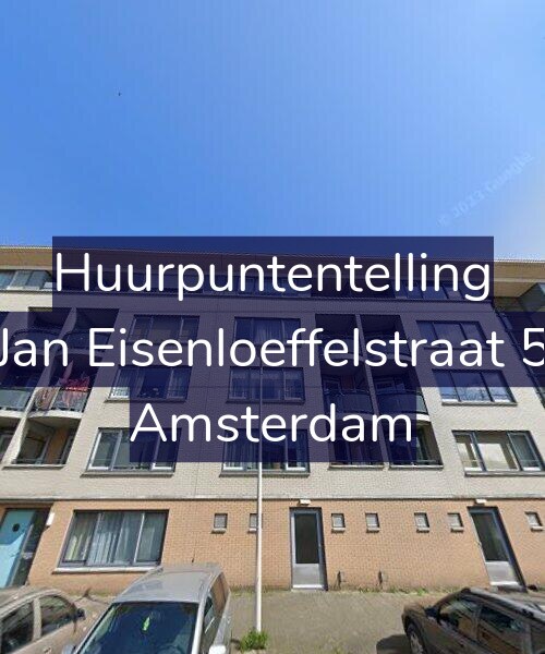Foto gevel Huurpuntentelling voor Jan Eisenloeffelstraat 5, Amsterdam