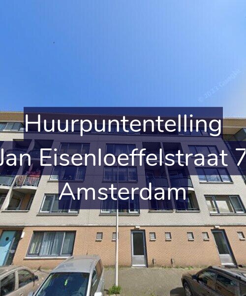 Foto gevel Huurpuntentelling voor Jan Eisenloeffelstraat 7, Amsterdam