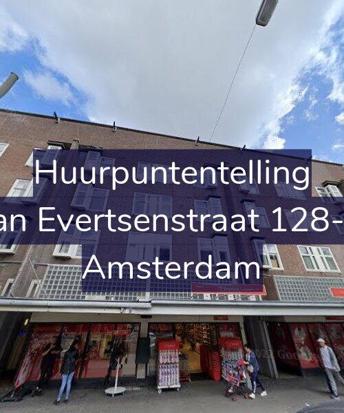 Foto gevel Huurpuntentelling voor Jan Evertsenstraat 128-3, Amsterdam