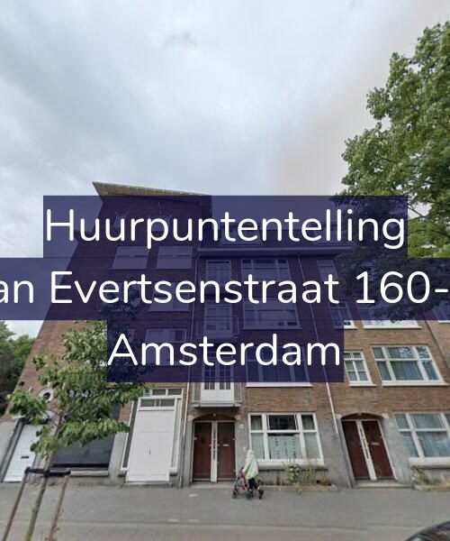 Foto gevel Huurpuntentelling voor Jan Evertsenstraat 160-2, Amsterdam