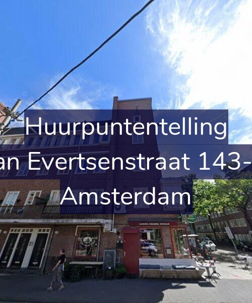 Foto gevel Huurpuntentelling voor Jan Evertsenstraat 143-2, Amsterdam