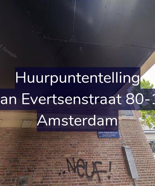 Foto gevel Huurpuntentelling voor Jan Evertsenstraat 80-1, Amsterdam