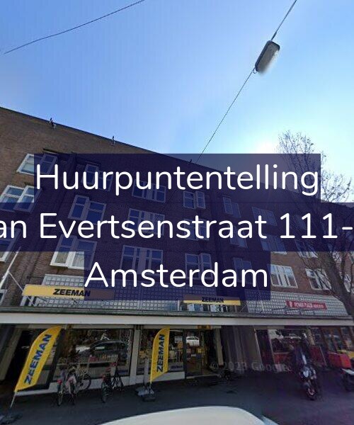 Foto gevel Huurpuntentelling voor Jan Evertsenstraat 111-2, Amsterdam