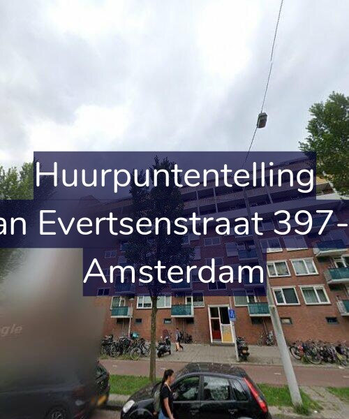 Foto gevel Huurpuntentelling voor Jan Evertsenstraat 397-2, Amsterdam