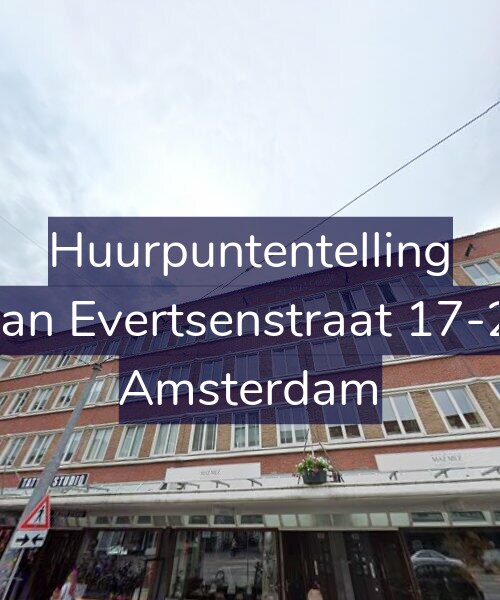 Foto gevel Huurpuntentelling voor Jan Evertsenstraat 17-2, Amsterdam