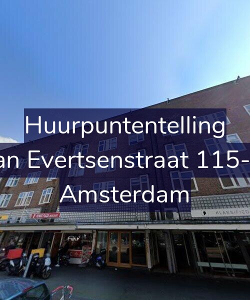 Foto gevel Huurpuntentelling voor Jan Evertsenstraat 115-1, Amsterdam