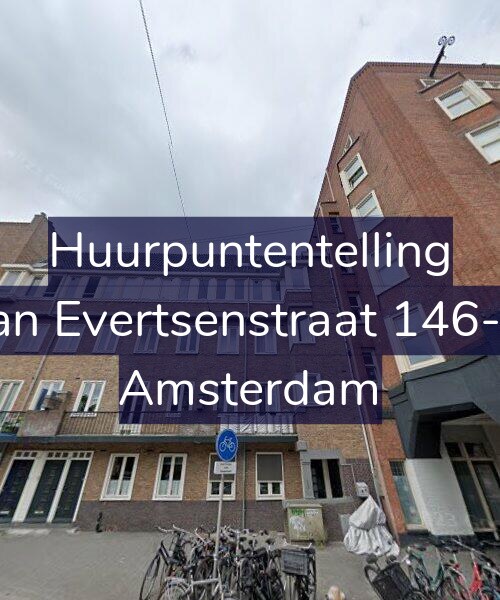 Foto gevel Huurpuntentelling voor Jan Evertsenstraat 146-2, Amsterdam