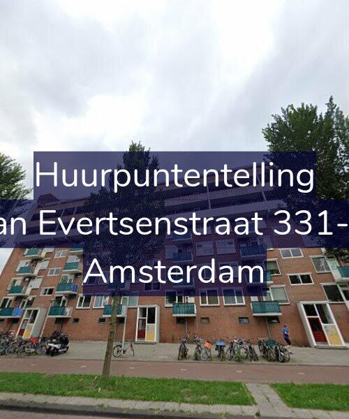 Foto gevel Huurpuntentelling voor Jan Evertsenstraat 331-4, Amsterdam
