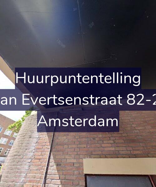 Foto gevel Huurpuntentelling voor Jan Evertsenstraat 82-2, Amsterdam