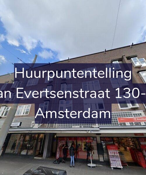Foto gevel Huurpuntentelling voor Jan Evertsenstraat 130-1, Amsterdam