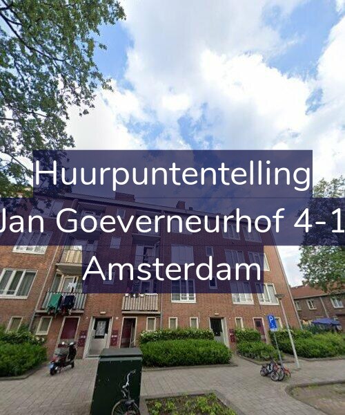 Foto gevel Huurpuntentelling voor Jan Goeverneurhof 4-1, Amsterdam