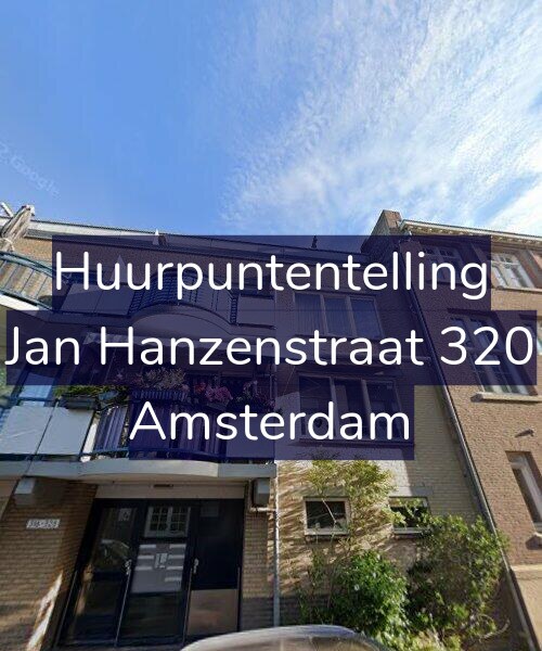Foto gevel Huurpuntentelling voor Jan Hanzenstraat 320, Amsterdam