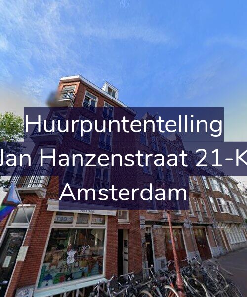 Foto gevel Huurpuntentelling voor Jan Hanzenstraat 21-K, Amsterdam
