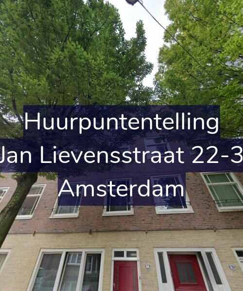 Foto gevel Huurpuntentelling voor Jan Lievensstraat 22-3, Amsterdam