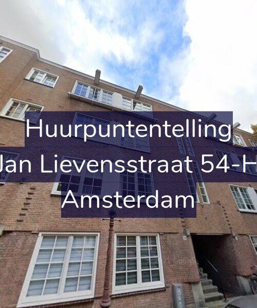 Foto gevel Huurpuntentelling voor Jan Lievensstraat 54-H, Amsterdam