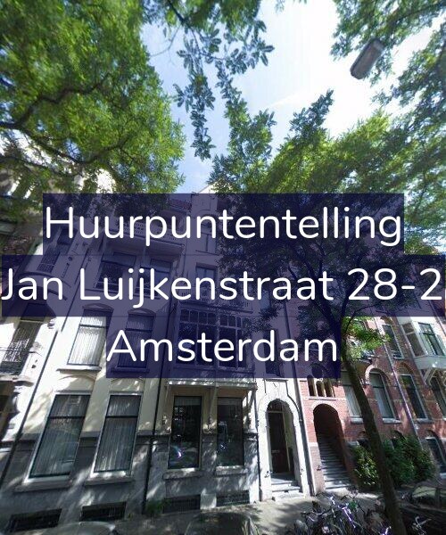 Foto gevel Huurpuntentelling voor Jan Luijkenstraat 28-2, Amsterdam