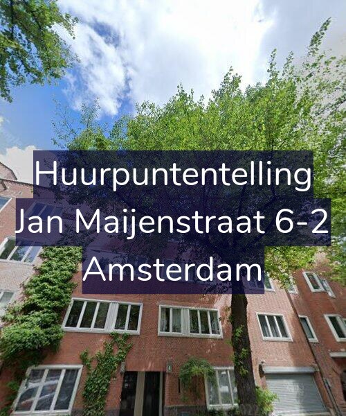 Foto gevel Huurpuntentelling voor Jan Maijenstraat 6-2, Amsterdam