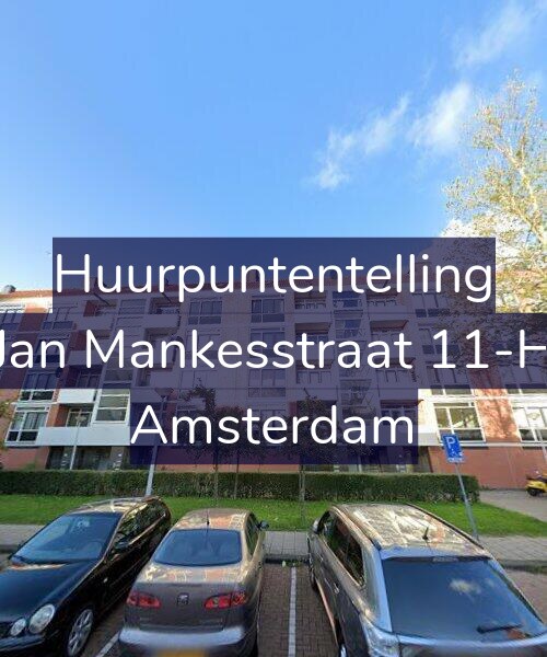 Foto gevel Huurpuntentelling voor Jan Mankesstraat 11-H, Amsterdam