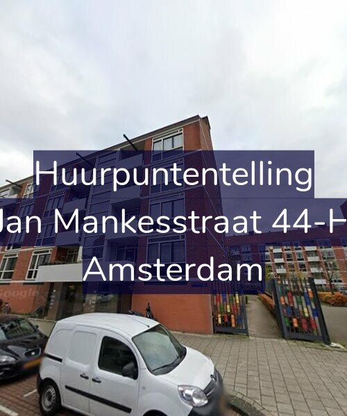 Foto gevel Huurpuntentelling voor Jan Mankesstraat 44-H, Amsterdam
