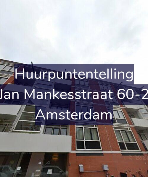 Foto gevel Huurpuntentelling voor Jan Mankesstraat 60-2, Amsterdam