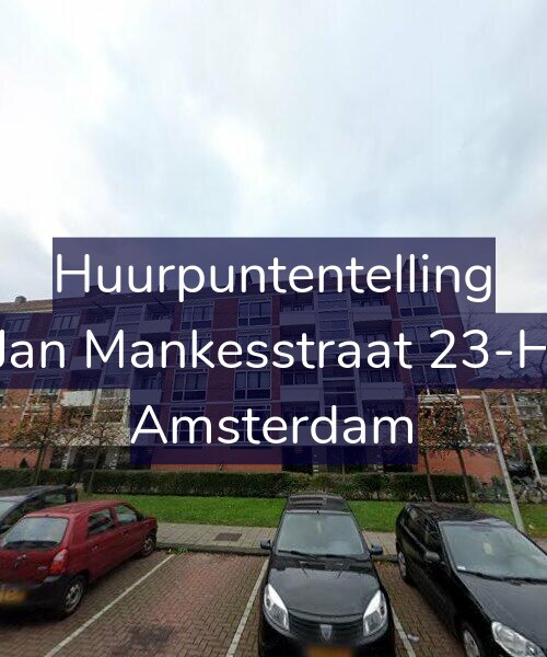 Foto gevel Huurpuntentelling voor Jan Mankesstraat 23-H, Amsterdam