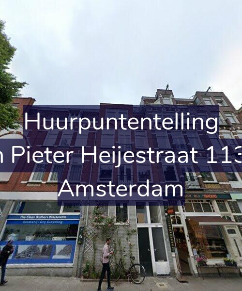 Foto gevel Huurpuntentelling voor Jan Pieter Heijestraat 113-1, Amsterdam