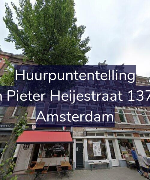 Foto gevel Huurpuntentelling voor Jan Pieter Heijestraat 137-1, Amsterdam