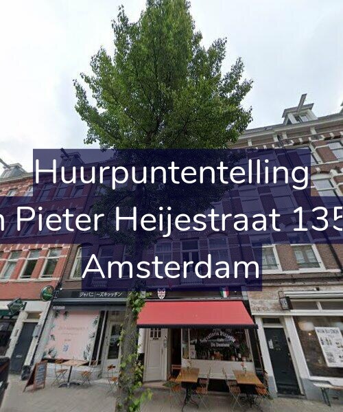 Foto gevel Huurpuntentelling voor Jan Pieter Heijestraat 135-3, Amsterdam