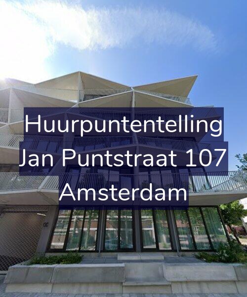 Foto gevel Huurpuntentelling voor Jan Puntstraat 107, Amsterdam