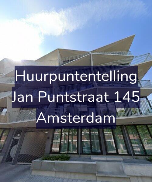 Foto gevel Huurpuntentelling voor Jan Puntstraat 145, Amsterdam