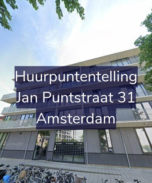 Foto gevel Huurpuntentelling voor Jan Puntstraat 31, Amsterdam