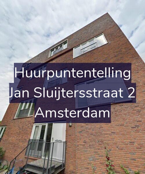 Foto gevel Huurpuntentelling voor Jan Sluijtersstraat 2, Amsterdam