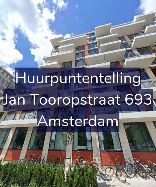 Foto gevel Huurpuntentelling voor Jan Tooropstraat 693, Amsterdam