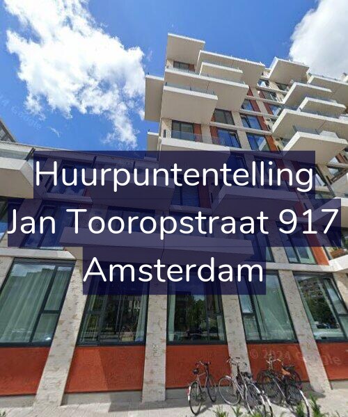 Foto gevel Huurpuntentelling voor Jan Tooropstraat 917, Amsterdam