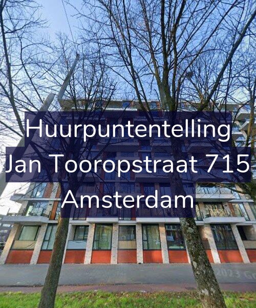 Foto gevel Huurpuntentelling voor Jan Tooropstraat 715, Amsterdam