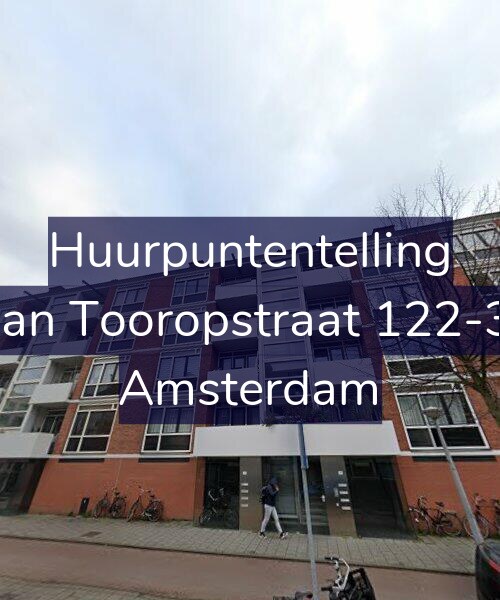 Foto gevel Huurpuntentelling voor Jan Tooropstraat 122-3, Amsterdam