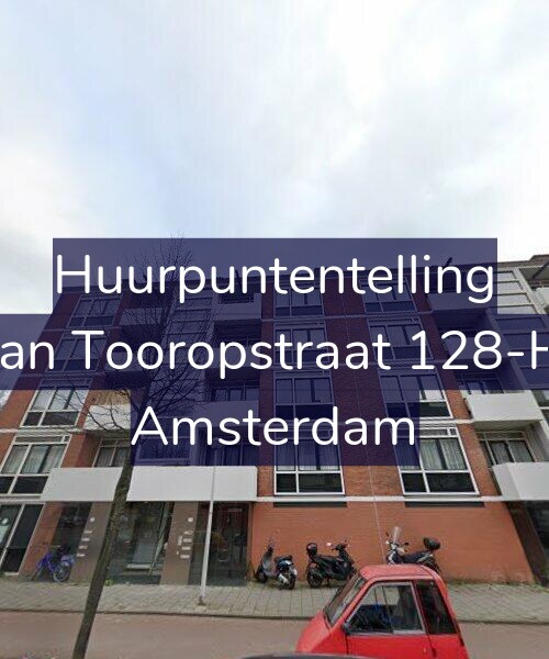 Foto gevel Huurpuntentelling voor Jan Tooropstraat 128-H, Amsterdam
