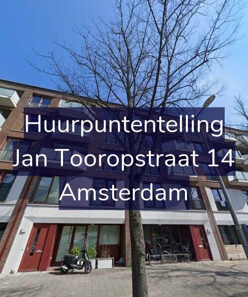 Foto gevel Huurpuntentelling voor Jan Tooropstraat 14, Amsterdam