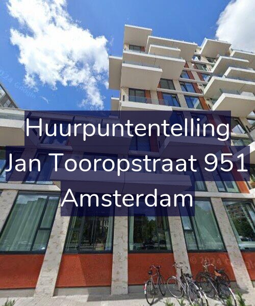 Foto gevel Huurpuntentelling voor Jan Tooropstraat 951, Amsterdam