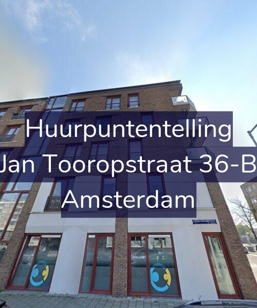 Foto gevel Huurpuntentelling voor Jan Tooropstraat 36-B, Amsterdam