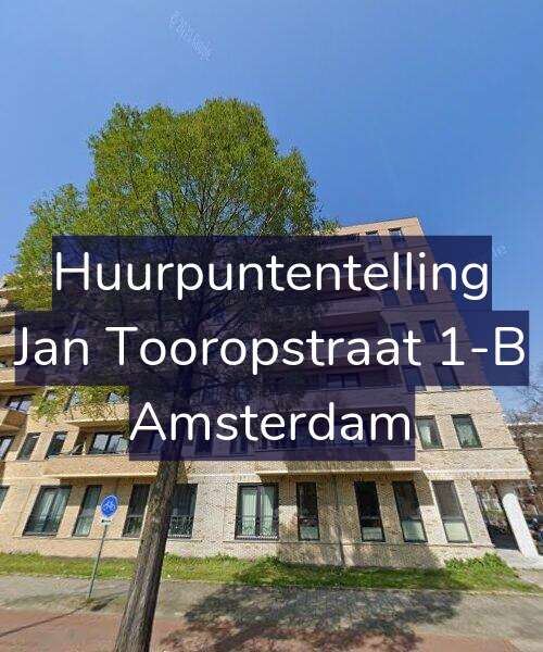 Foto gevel Huurpuntentelling voor Jan Tooropstraat 1-B, Amsterdam