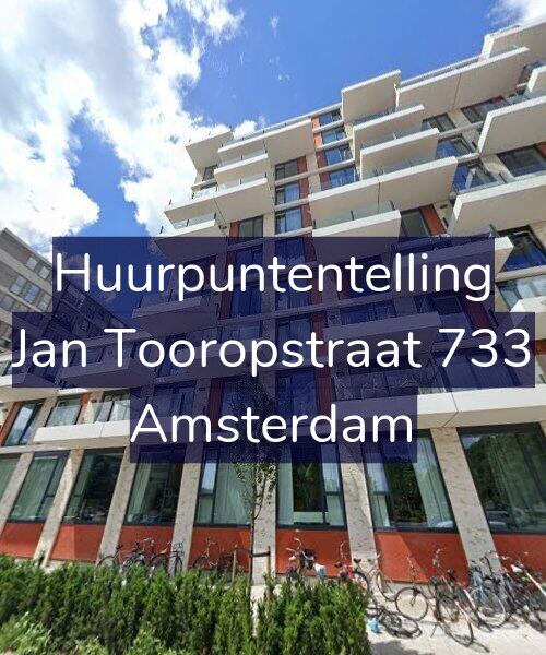 Foto gevel Huurpuntentelling voor Jan Tooropstraat 733, Amsterdam