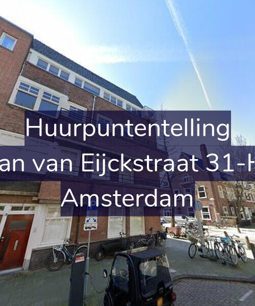 Foto gevel Huurpuntentelling voor Jan van Eijckstraat 31-H, Amsterdam