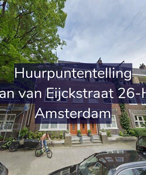 Foto gevel Huurpuntentelling voor Jan van Eijckstraat 26-H, Amsterdam