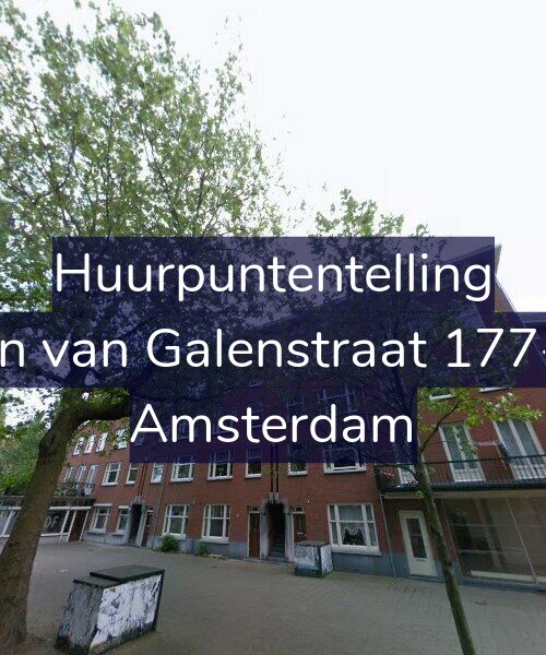Foto gevel Huurpuntentelling voor Jan van Galenstraat 177-1, Amsterdam