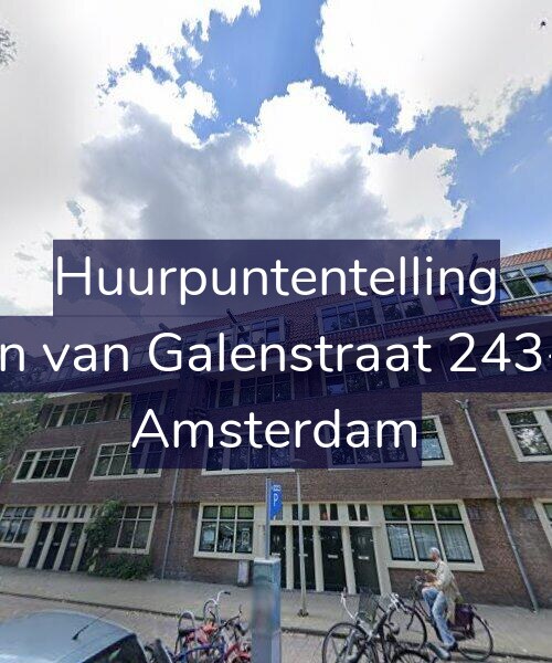 Foto gevel Huurpuntentelling voor Jan van Galenstraat 243-2, Amsterdam