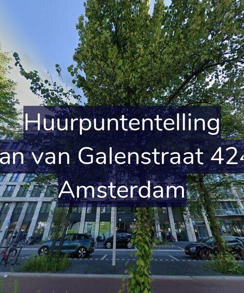 Foto gevel Huurpuntentelling voor Jan van Galenstraat 424, Amsterdam