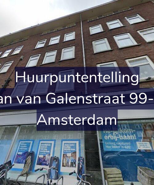 Foto gevel Huurpuntentelling voor Jan van Galenstraat 99-1, Amsterdam